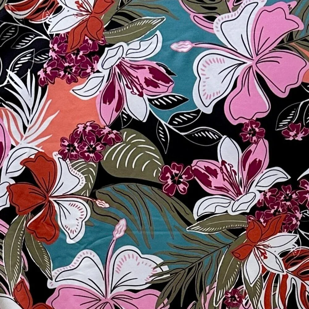 Roxy Sun Swim Shirt Women's Size XS Tropical Pink Rashguard – UPF 50+ Quick-Dry - Picture 6 of 13